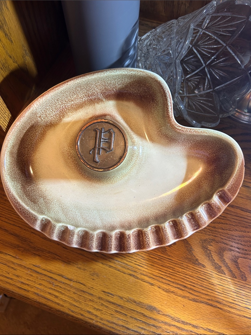 Roseville Pottery Hyde Park Vintage 1970’s Ashtray